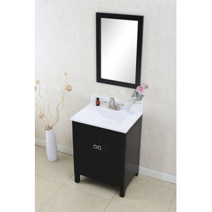 24 Inch Bathroom Vanities You Ll Love Wayfair Quickview Andover Mills Lebaum 24 Single Bathroom Vanity Set