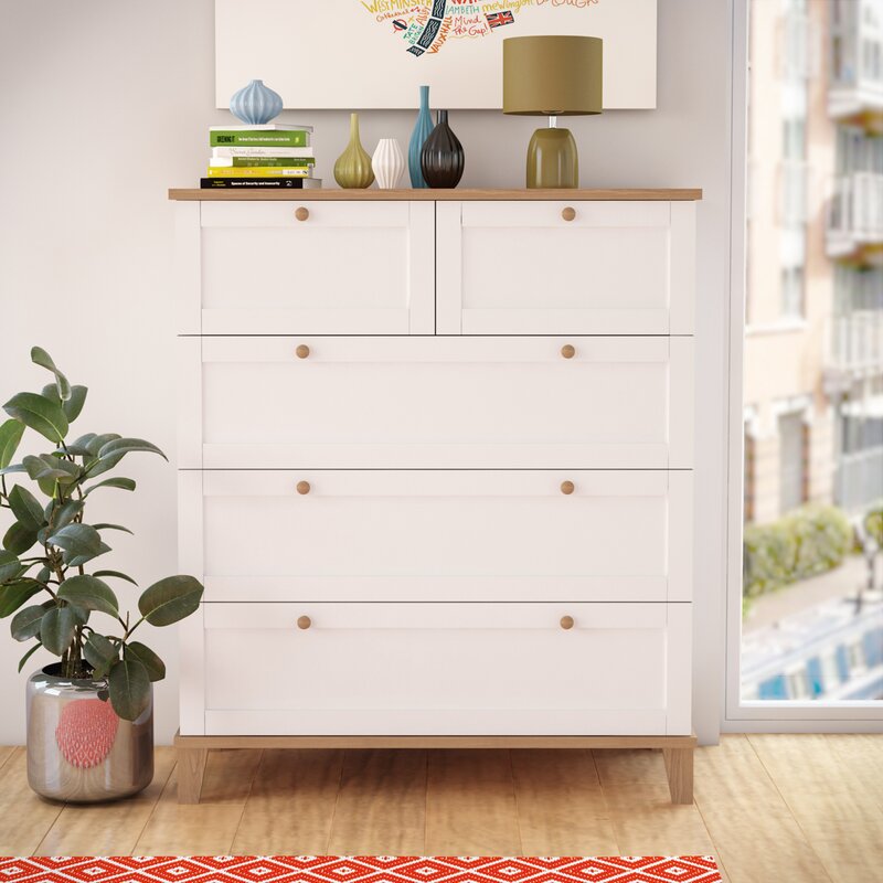 Riley Ave. Alissa 5 Drawer Chest of Drawers & Reviews | Wayfair.co.uk