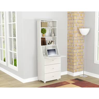 darby home co trumble secretary desk with hutch