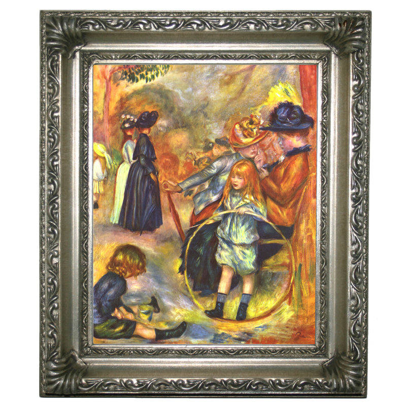Astoria Grand In The Jardin Du Luxembourg By Pierre Auguste Renoir Framed Graphic Art Print On Canvas Wayfair