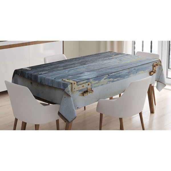 East Urban Home Ambesonne Shutters Tablecloth Wooden Window