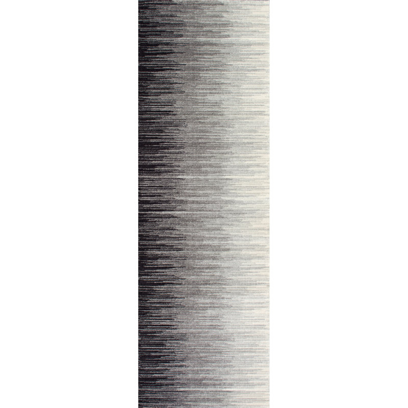 Stagner Abstract Black Area Rug Reviews Allmodern