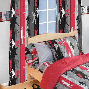 Action Sports Curtain Panels Room Magic