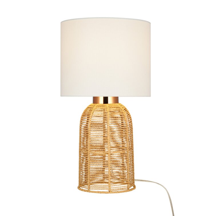 wayfair rattan lamp