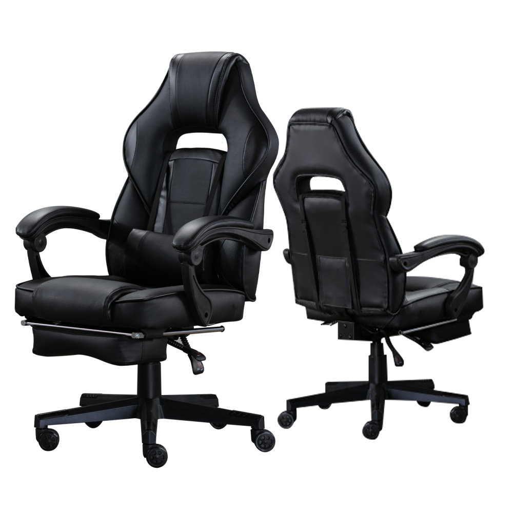 Inbox Zero Gaming Chair Game Chair with Footrest Wayfair