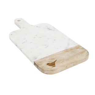 White Marble Cutting Board Wayfair Songbird Marble Cutting Board