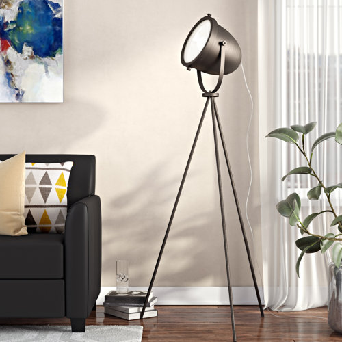 searchlight tripod floor lamp