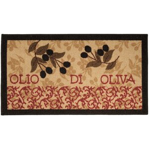 Birdsview Italian Olive Garden Kitchen Mat