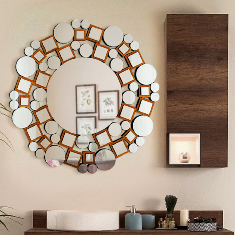 Ebern Designs The Mosaic Decorative Wall Mirror Wayfair Ca