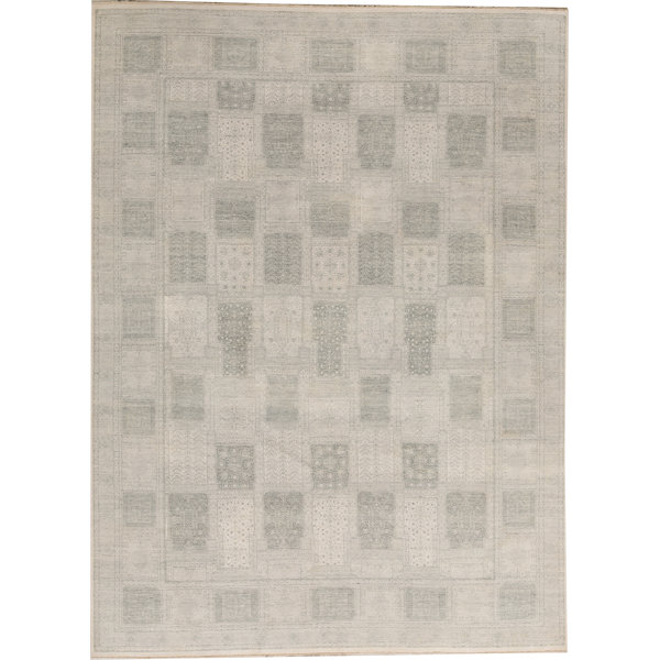 Bokara Rug Co Inc Hand Knotted Wool Beige Teal Blue Area Rug Wayfair