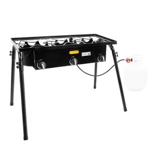 View Triple Burner Outdoor Stand Stove