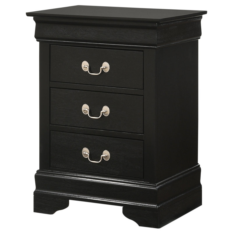 Lark Manor Babcock 3 Drawer Nightstand & Reviews