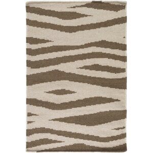 Donley Ivory Geometric Area Rug