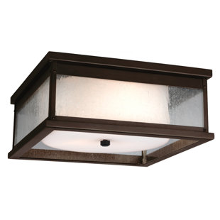 Best Hazelwood 2-Light Outdoor Flush Mount By Darby Home Co Outdoor Lighting Hazelwood 2-Light Outdoor Flush Mount By Darby Home Co Outdoor Lighting