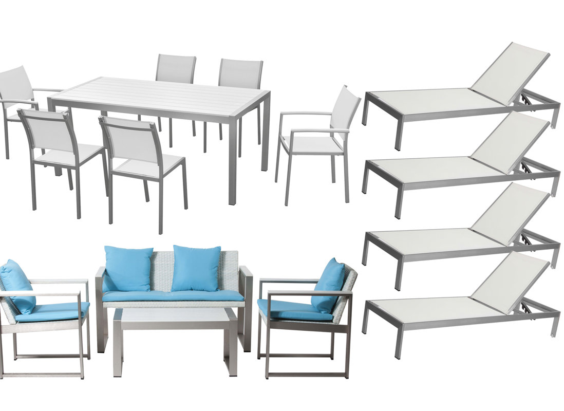 Dorsey 15 Piece Sectional Set with Cushions