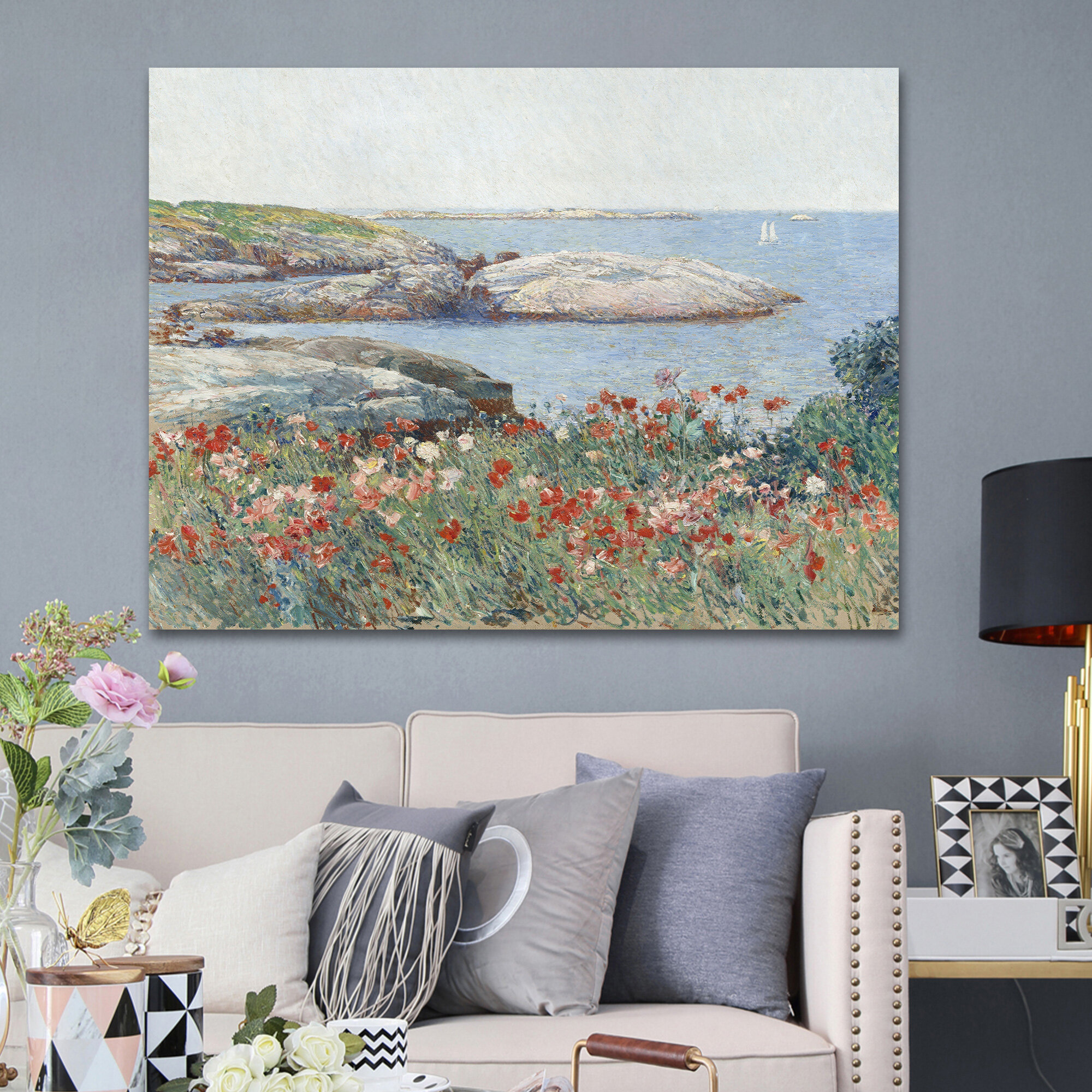 5401.Monet.painting of marsh.in the morning.POSTER.decor Home Office art 