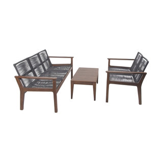 Modern Cushionless Outdoor Seating Sets Allmodern Quickview