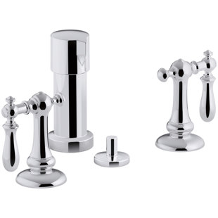 Go to store & view more images Kohler Artifacts Widespread Bidet Faucet with Swing Lever Handles