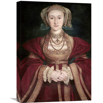 Global Gallery Anne Of Cleves By Hans Holbein Painting Print On