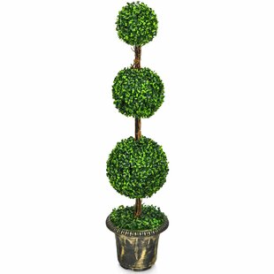Best Artificial NATURAL Look 6ft 180cm CEDAR Topiary SPIRAL Wood Outdoor TREE 