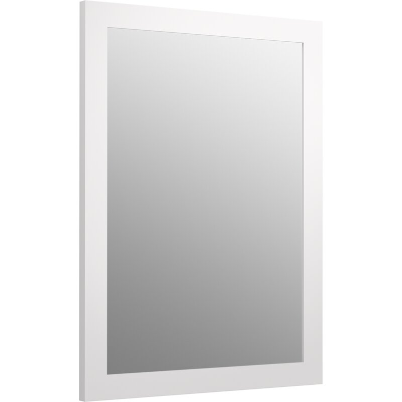 white framed mirrors 24x36