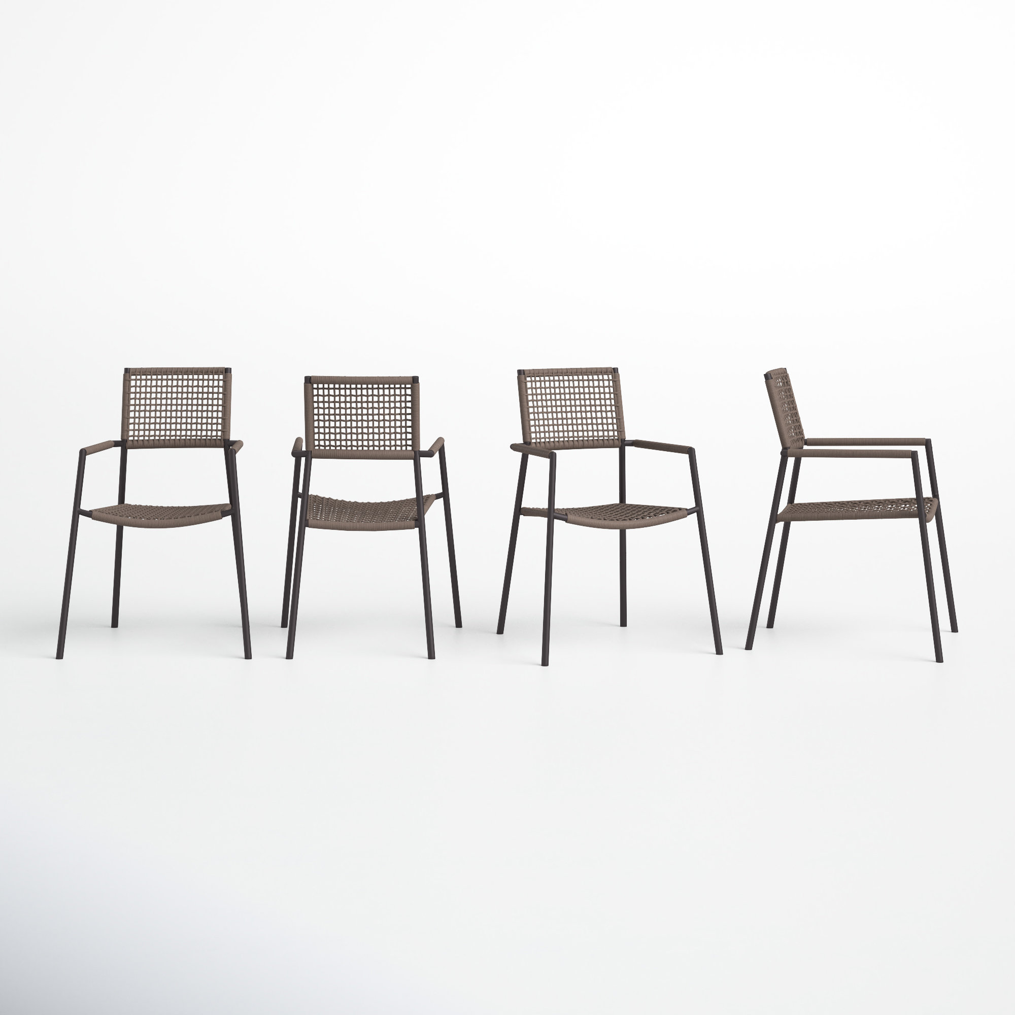 Joss & Main June Stacking Patio Dining Chair Wayfair