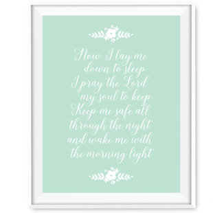 nursery bible verse wall art