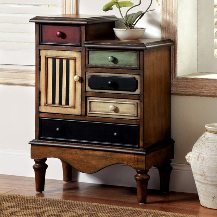 August Grove Byromville 5 Drawer Accent Chest Wayfair