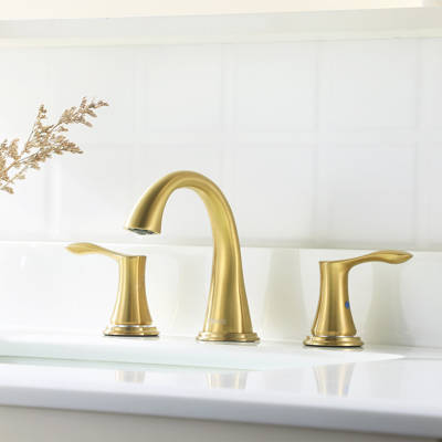 Karwors Juliet Widespread Bathroom Faucet With Drain Assembly Wayfair