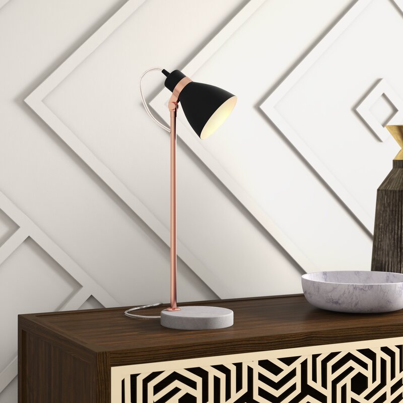 cream desk lamp