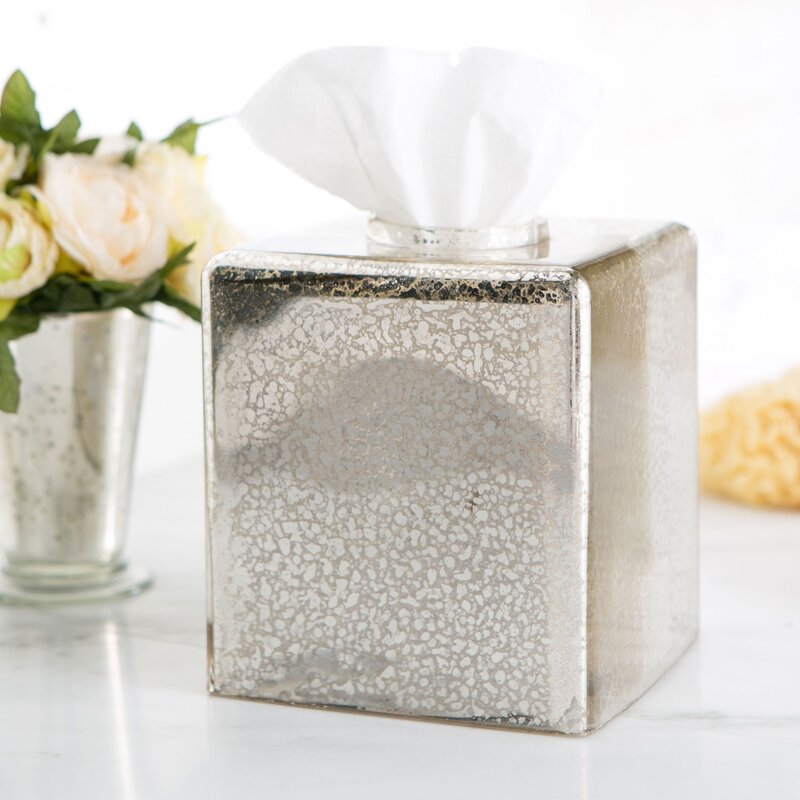 tissue box cover glass