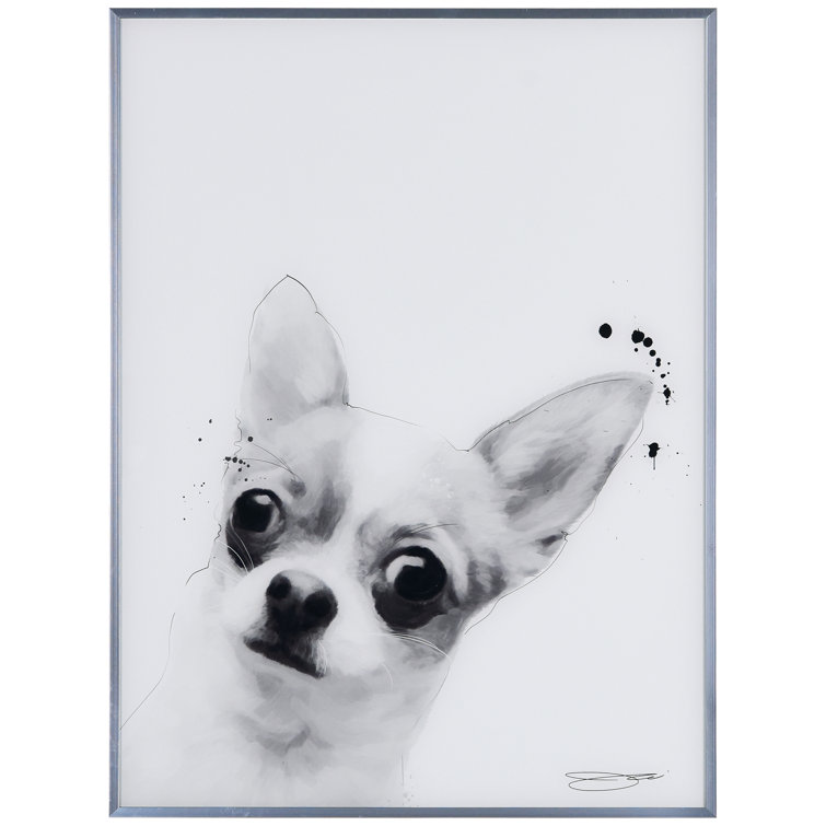Red Barrel Studio Chihuahua Black And White Pet Paintings By Jodi Pedri Picture Frame Graphic Art Print On Glass Wayfair Red Barrel Studio Chihuahua Black And White Pet Paintings By Jodi Pedri Picture Frame Graphic Art Print On Glass Wayfair