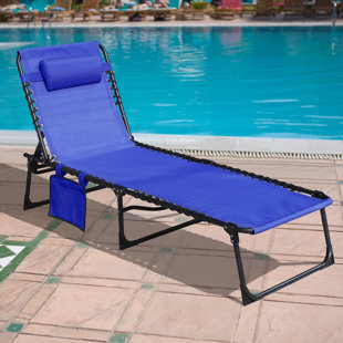Sun Lounger Beach Towel 26" x 82" Pool Beach Lounge Chair Cover Cotton w/Pockets 