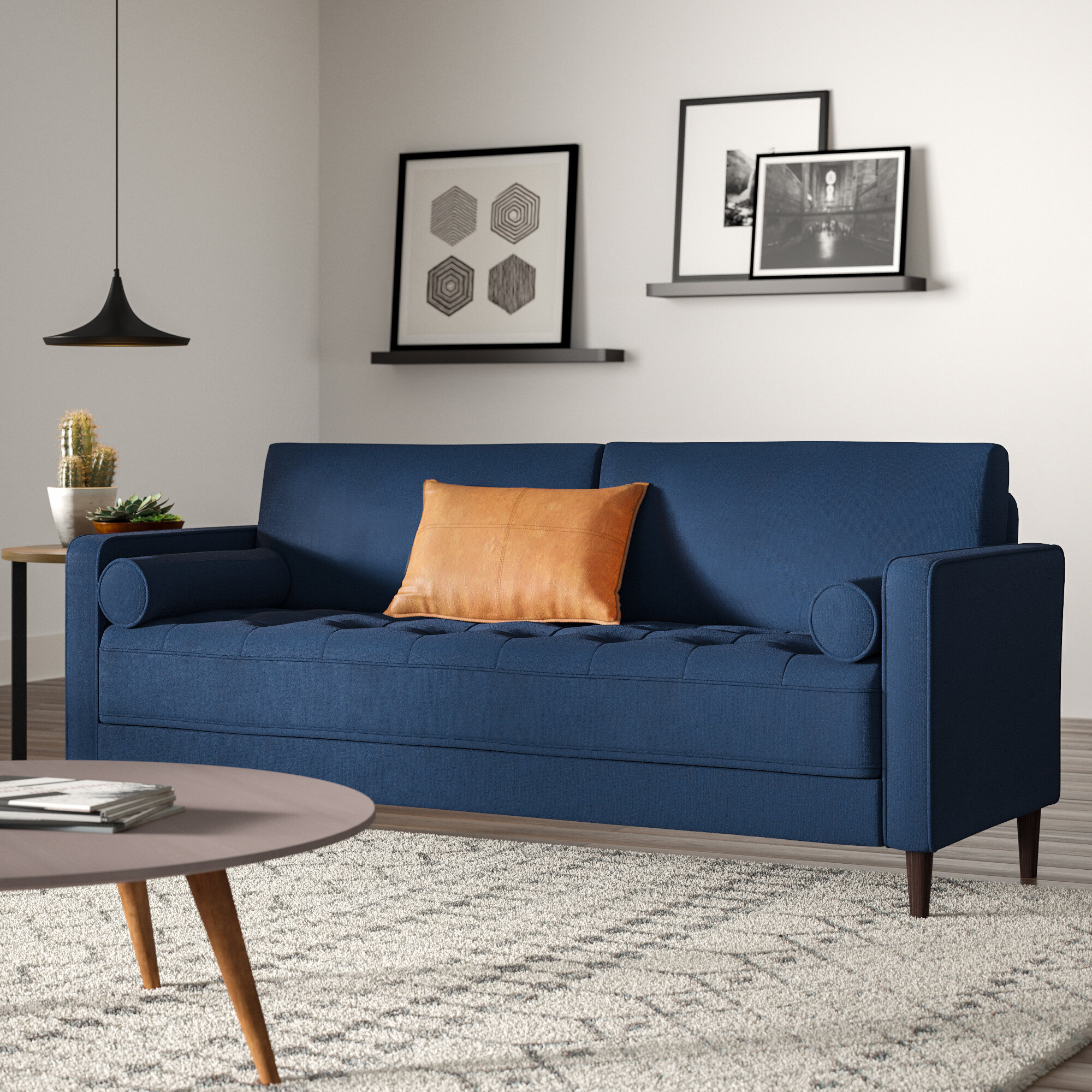 Garren 70.1” Square Arm Sofa