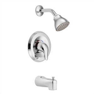 Chateau Posi-Temp Tub and Shower Faucet with Lever Handle