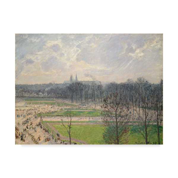 Trademark Art The Garden Of The Tuileries By Camille Pissarro