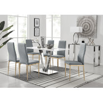 Metal Dining Table Sets You Ll Love Wayfair Co Uk