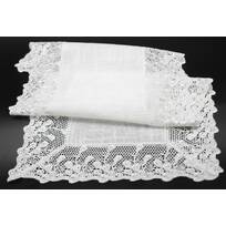 16 by 36-Inch Off-white SARO LIFESTYLE 121 Sauvignon Blanc Oblong Table Runner 