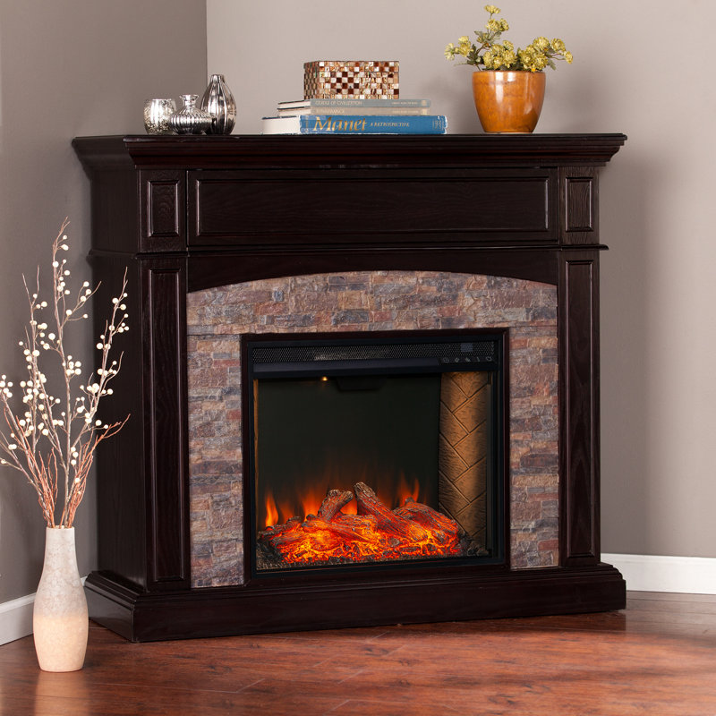 Latitude Run Grantham Convertible Alexa Enabled Fireplace