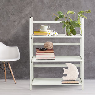Distressed White Bookshelf Wayfair Quickview