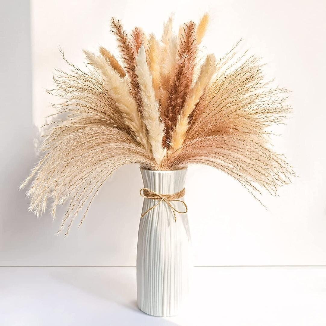 Wedding Decor Plant Stems Real Flower Valentine's Grass Natural Dried Bouquets 