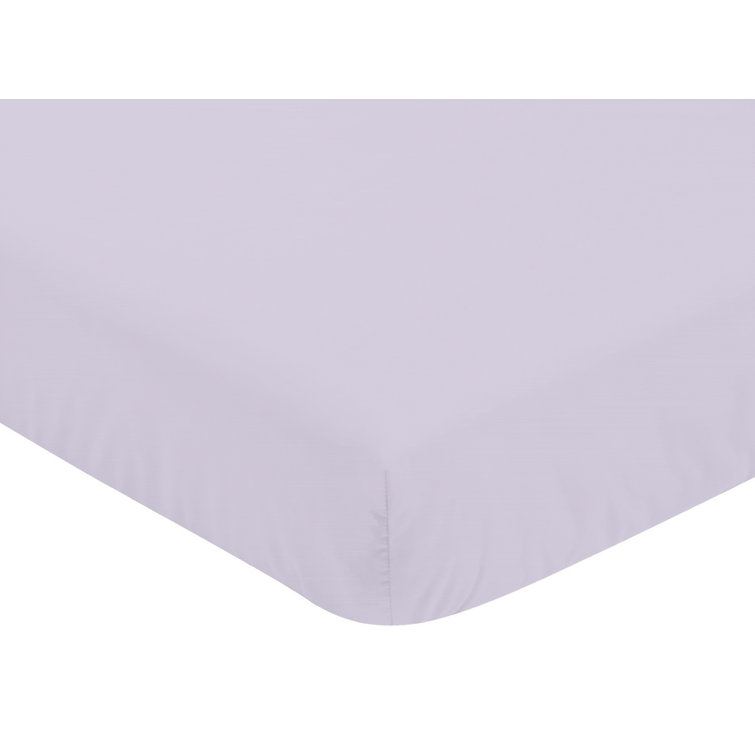 lavender crib sheet
