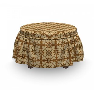 Antique Moroccan Stars Ottoman Slipcover (Set Of 2) By East Urban Home