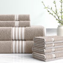 Brown Patterned Bath Towels You Ll Love In 2021 Wayfair