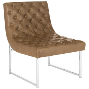 Go to store & view more images Willa Arlo Interiors Areswell Leather Tufted Lounge Chair