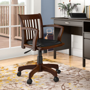 Go to store & view more images Three Posts Genevieve Mid-Back Deluxe Bankers Chair