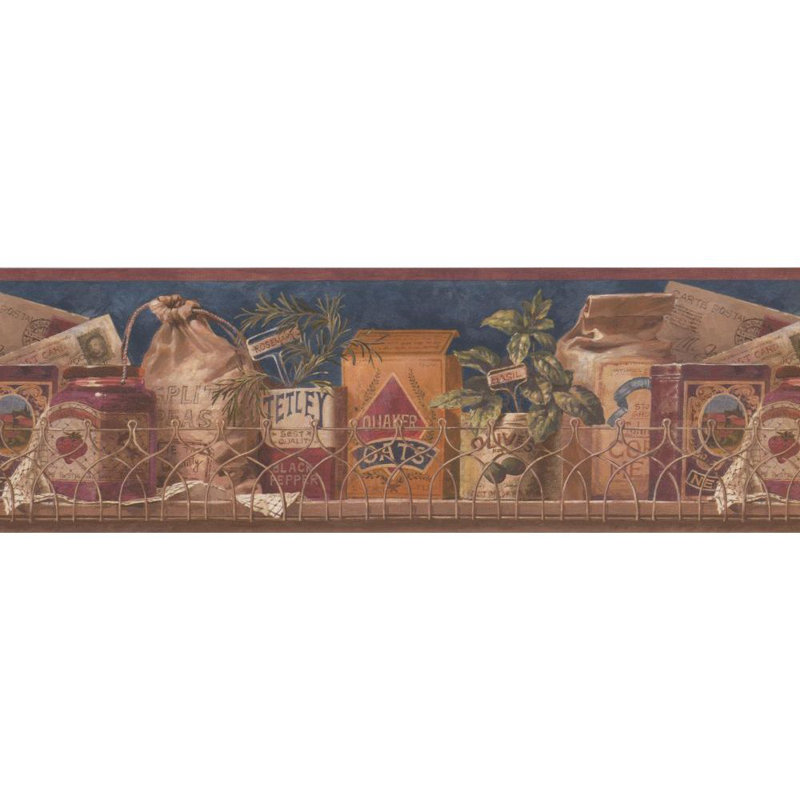 Charlton Home Gregor Kitchen 15 L X 7 75 W Wallpaper Border Wayfair