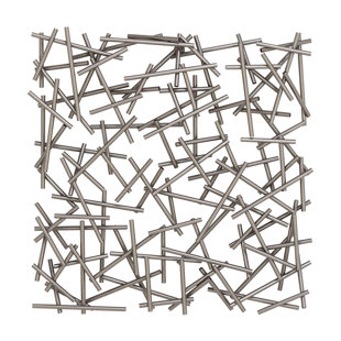27 Inch Large Wire Flower Metal Indoor Wall Hanging Floral Sculpture Home Decor