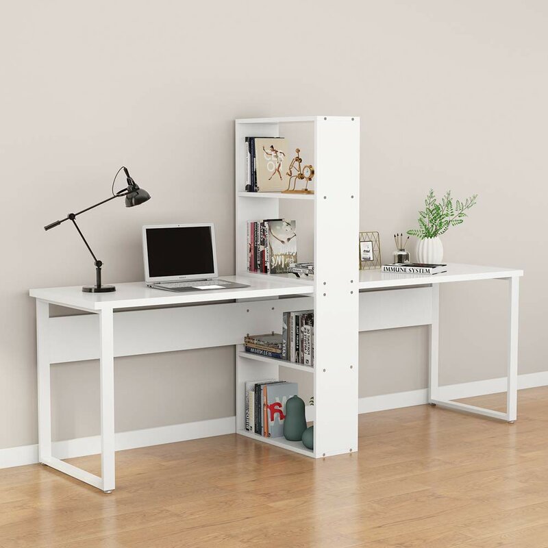 Ebern Designs Cargill Credenza Desk With Hutch Wayfair