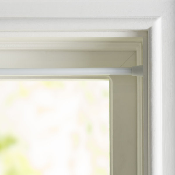Wayfair Basics Round Spring Curtain Tension Rod Reviews Wayfair